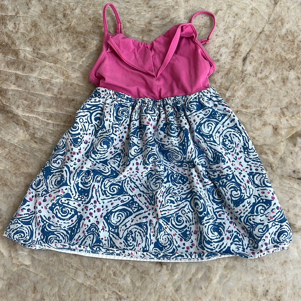 Lilly Pulitzer Pink and Blue Kids Casual Dress